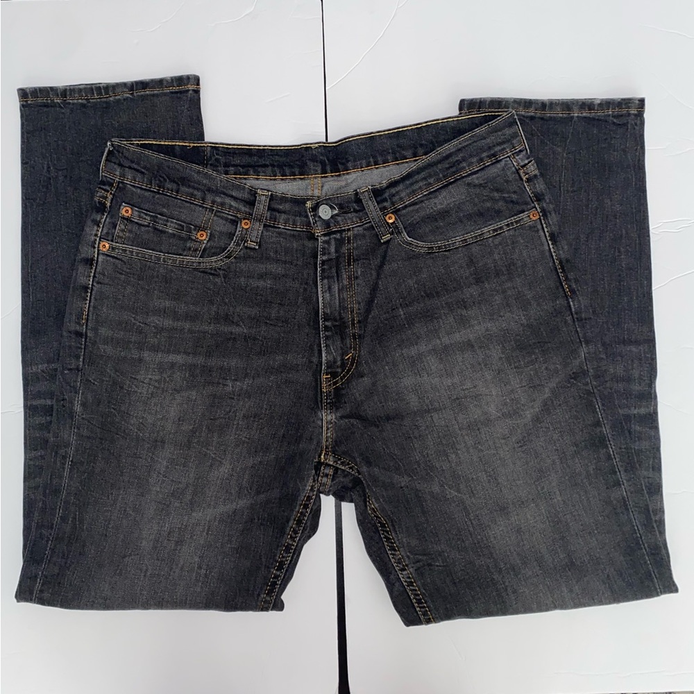 Levi's Dark Gray Straight‎ Jeans